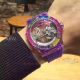 Perfect Replica HUBLOT Big Bang Limited Edition 43mm Watch Transparent Case Rainbow bezel (7)_th.jpg